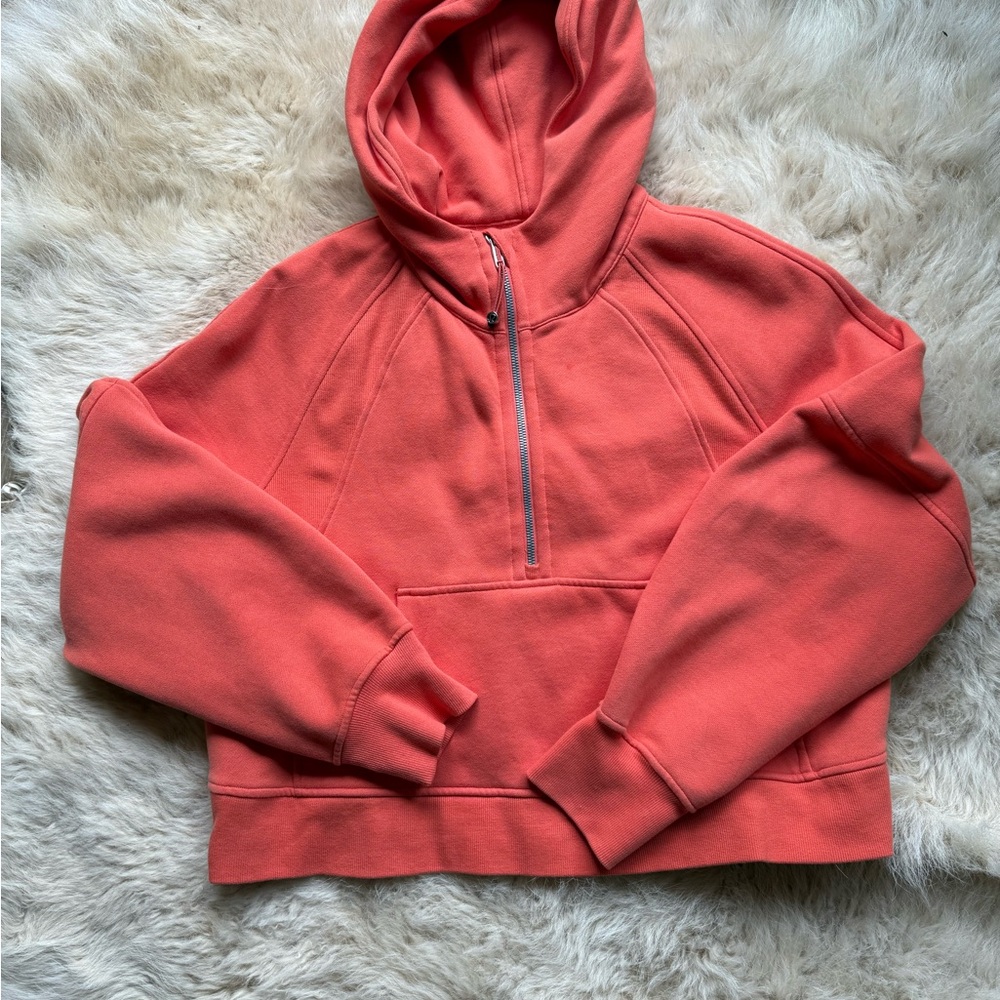Lululemon Coral Scuba Hoodie